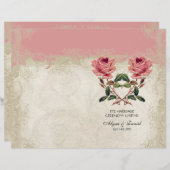  Roos met barokstijl (Voorkant / Achterkant)