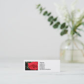 Roos Mini Visitekaartje (Staand voorkant)