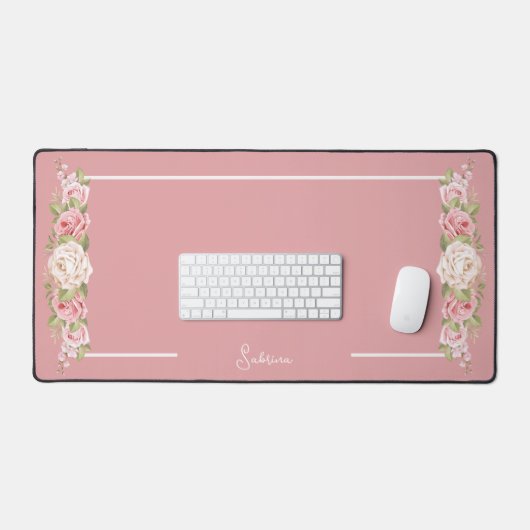 Roos monogram bureaumat (Keyboard & Muis)