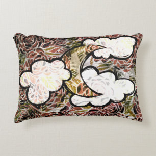 Roos Moon Abstract Rozen Moonchild Patroon Accent Kussen