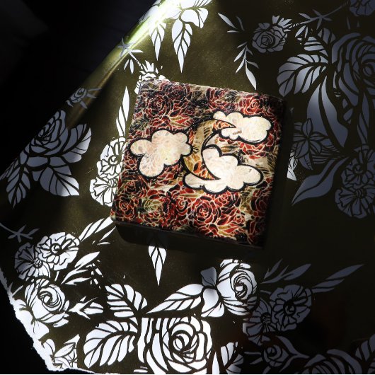 Roos Moon Abstract Rozen Moonchild Patroon Stenen Onderzetter