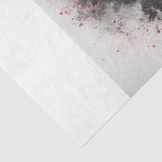 Roos Moon Wolf Tissuepapier (Detail)