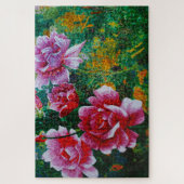 roos mozaïekpuzzel legpuzzel (Verticaal)