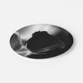 Roos Noire Papieren Bordje (Gekanteld)