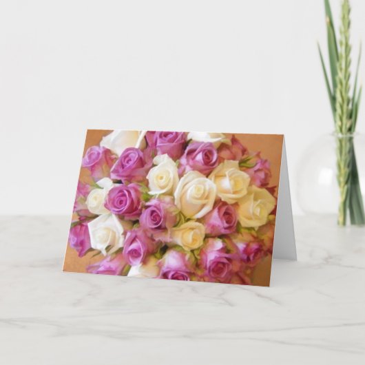 Roos Note Cards Kaart (Voorkant)