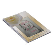Roos Notitieboek Personaliseer Romantic White Rose (Rechterzijde)