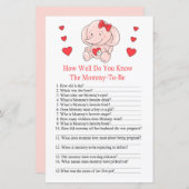 Roos olifant Hoe goed ken je het baby-schoenspel? (Voorkant / Achterkant)