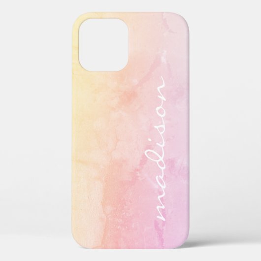 Roos Ombre Glam Case-Mate iPhone Case (Achterkant)