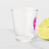 Roos op Clear Glasses Shot Glas (Links)