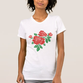 Roos op shirt