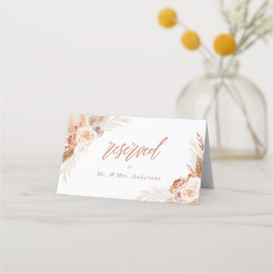 Roos Pampas Terracotta Boho Wedding