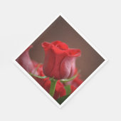 Roos Papier Napkin Servet (Hoek)