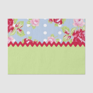 Roos papier voor weefselrek