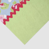 Roos papier voor weefselrek (Detail)