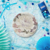  roos papieren bordje (Feest)