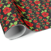 Roos Patroon Home Cadeaus Cadeaupapier (Rol Hoek)