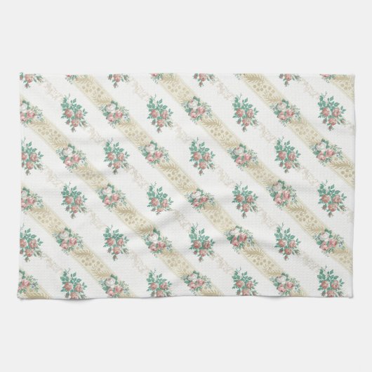 Roos Patroon - Keukenhanddoeken (Horizontaal)