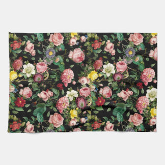 Roos Patroon Roze en Rood Theedoek