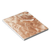 Roos Peach Gold Glam Notitieblok (Schuin)