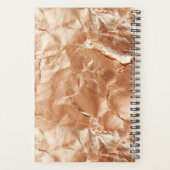 Roos Peach Gold Glam Planner (Achterkant)