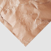 Roos Peach Gold Glam Tissuepapier (Detail)