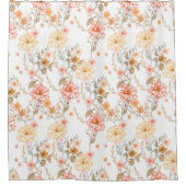  Roos Peach roze flesje Douchegordijn (Voorkant)