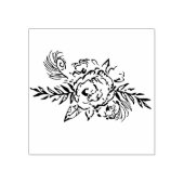 Roos & Peacock Maple Wood Art Stamp Rubberstempel (Afrduk)