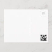 Roos Petal Heart Briefkaart (Achterkant)