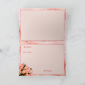 Roos Petal Heart - Sjabloon (Binnen)