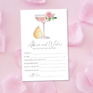 Roos Prosecco - advies en wensen bruidsdouche Briefpapier