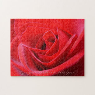Roos Puzzle Persoonlijke rode roze Puzzels