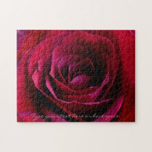 Roos Puzzle Persoonlijke rode roze Puzzels