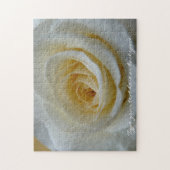 Roos Puzzle Persoonlijke White Rose Puzzles Legpuzzel (Verticaal)