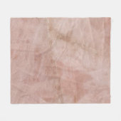 Roos Quartz Fleece Blanket Deken (Voorkant (Horizontaal))