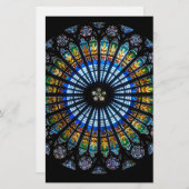 roos raam straatsburg kathedraal briefpapier (Voorkant / Achterkant)