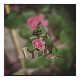 Roos Red Faux - Afdruk van schilderachtige vellen