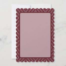 Roos Red Wave Feestdagenkaart