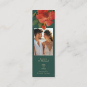 🌹 Roos Romance: Art Nouveau Splendor Contactkaartje (Achterkant)