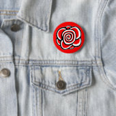 Roos Ronde Button 5,7 Cm (In situ)