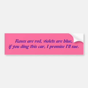 roos--rood-02 bumpersticker