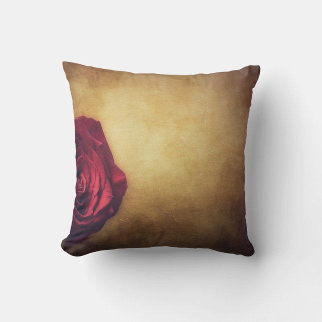 Roos roos bloom abstract romantisch kussen (Voorkant)