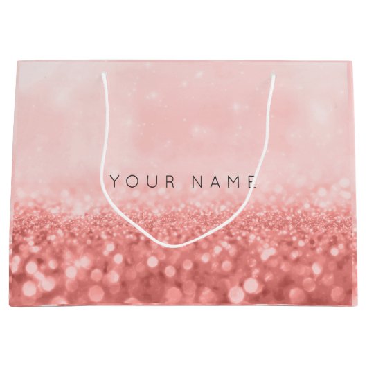 Roos roze 16de bruidbruidbruiddal groot cadeauzakje (Voorkant)