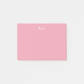 Roos Roze Aangepaste advertentie Post-it® Notes (Voorkant)