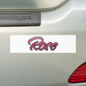 Roos roze Aufkleber Sticker (Op auto)