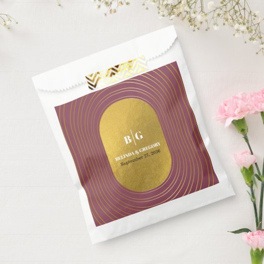 Roos roze en gouden moderne, minimalistische wapen bedankzakje (Gezegeld)