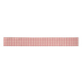 Roos roze en ivoor gingham check lint (Voorkant)