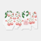  Roos Roze Floral Botanische bruiloft Bedankdoosjes (Uitgevouwen)