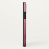 Roos Roze glitter Sand Visual Textuur Ombre Light Case-Mate iPhone Case (Achterkant / rechts)