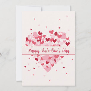 Roos Roze Happy Valentijnsdag Kaart