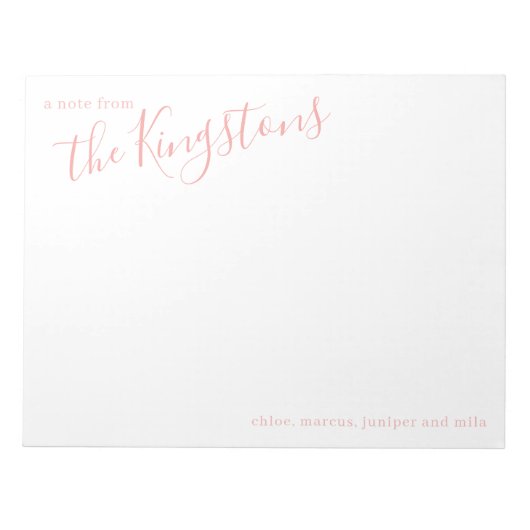 Roos Roze het Notitieblok van het Manuscript van d (Voorkant)